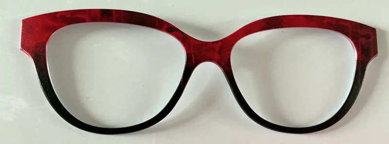 Quinn Topper; red paint drip to black