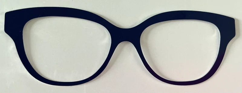 Quinn Topper; metal; navy blue