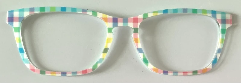 PAIR Casper Topper; plaid pastel