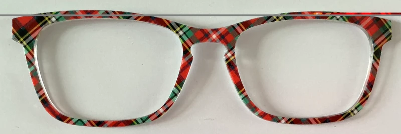 PAIR Casper Topper; Christmas plaid