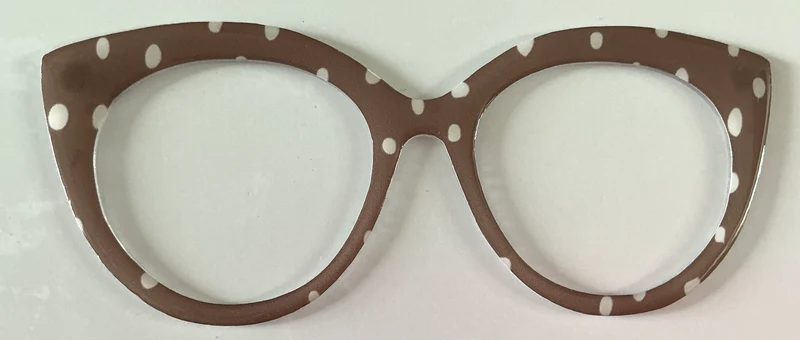 Zuri Topper; light brown with white spots