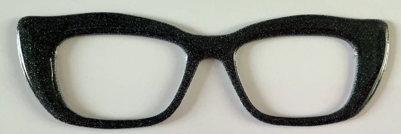 Finley Topper; Creator; black glitter