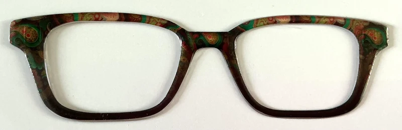 Finley Topper; brown paisley fade