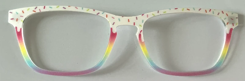 PAIR Casper Topper; rainbow sprinkle cupcake