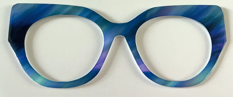 Zuri Topper; hybrid; blue diagonal brushstrokes