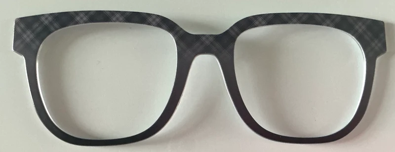 Murphy Topper; blue/gray plaid fade