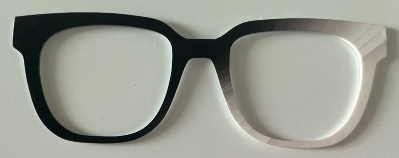 Murphy Topper; black to white gradient diagonal