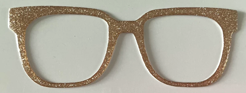 Murphy Topper; gold glitter