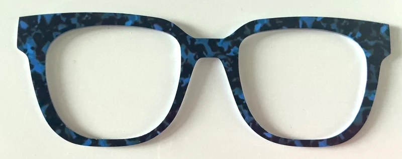Murphy Topper; blue and black tort