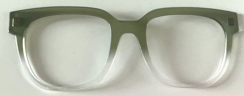 Murphy Topper; Olive green crystal gradient