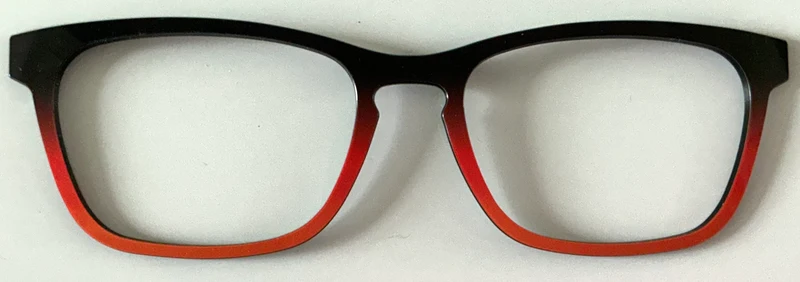 PAIR Casper Topper; black to red gradient