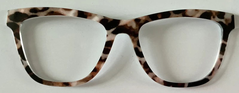PAIR Harper Topper; cream and black tort