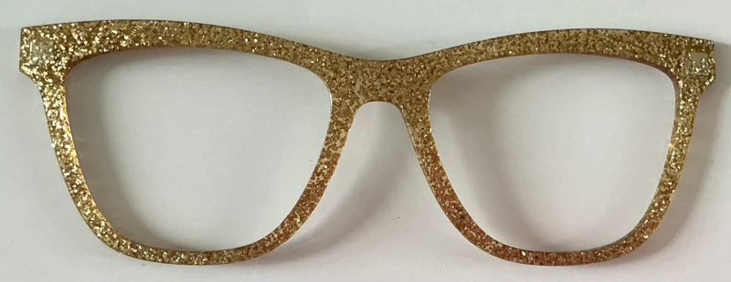PAIR Harper Topper; gold sparkle