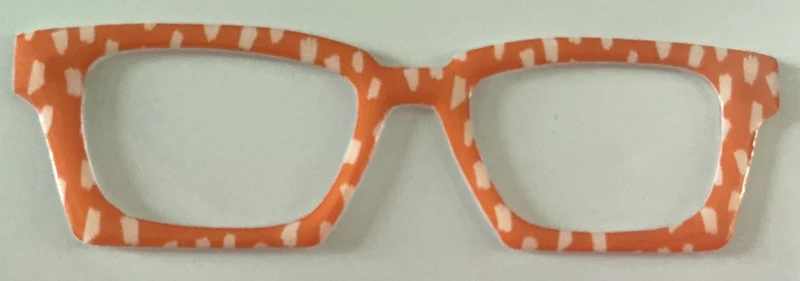 Finley Case Topper; orange shapes