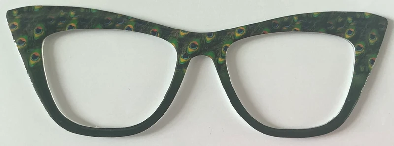 Harper Topper: hybrid; dark green peacock fade