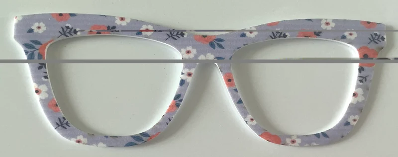 Harper Topper; flowers on purple