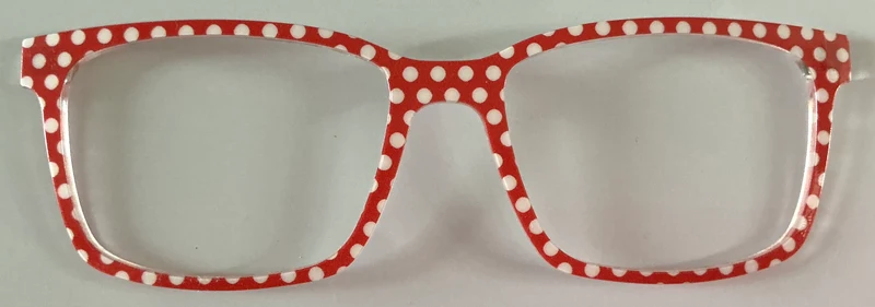 PAIR Kirby Topper; red and white polka dot