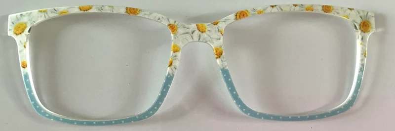PAIR Kirby Topper; daisies/light blue dot split