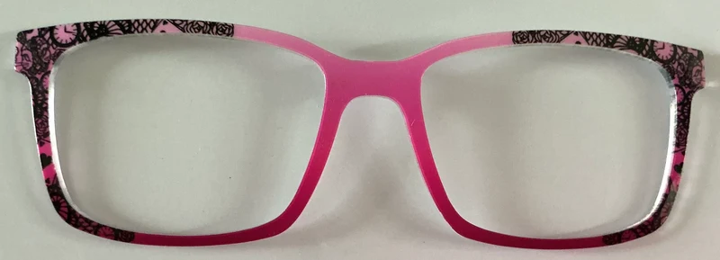 PAIR Kirby Topper; hot pink Alice in Wonderland vertical gradient