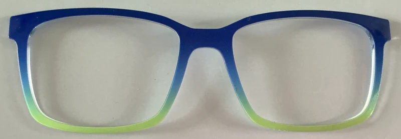 PAIR Kirby Topper; blue to green gradient