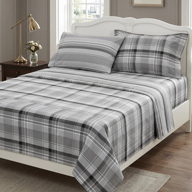 Completo Letto in Puro Cotone Daunex Bristol – Matrimoniale / Singolo