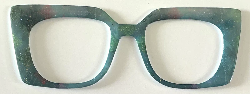 Murphy Topper; Busy Bee; deep green glitter