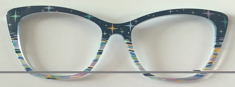 PAIR Wanda Topper; nighttime sky with stars