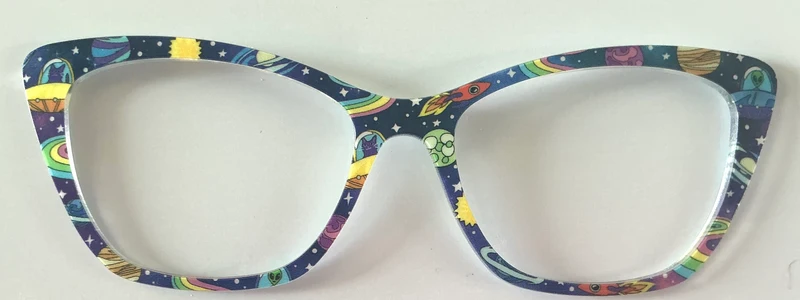 PAIR Wanda Topper; rocket ships in space