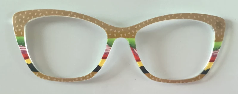 PAIR Wanda Topper; hamburger