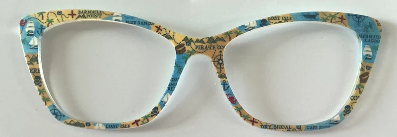 PAIR Wanda Topper; treasure map