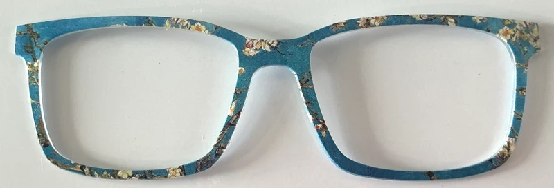 Kirby Topper; flowers on blue