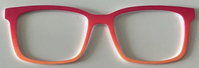 Kirby Topper; pink to orange gradient