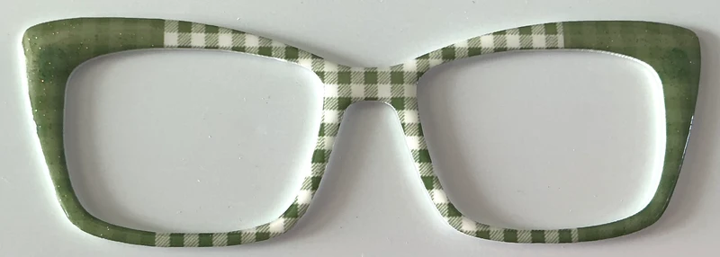 Kirby Topper; hybrid; olive green checkered color block