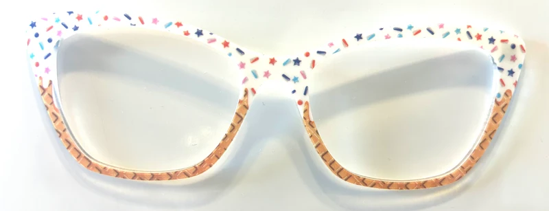 PAIR Wanda Topper; star sprinkle ice cream cone