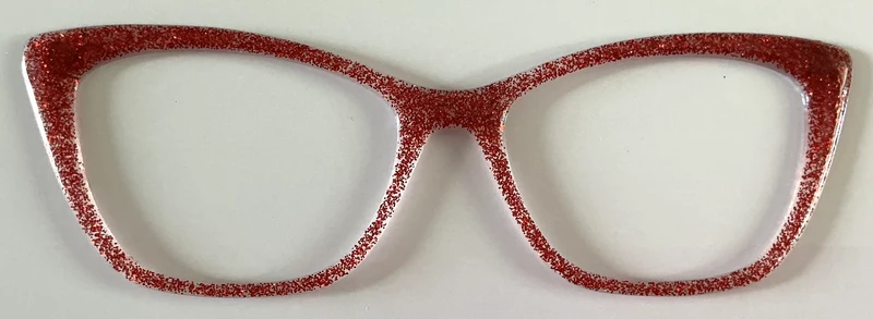 Wanda Topper; red glitter