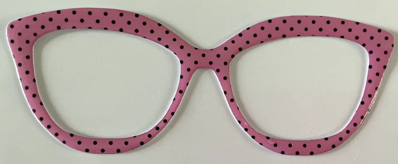 Wanda Topper; Wanzuri; black polka dot on pink