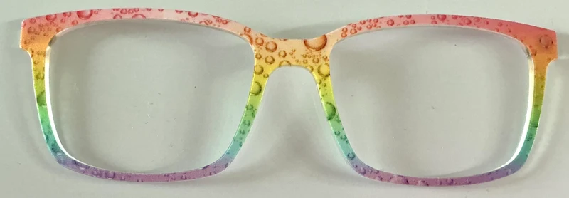 PAIR Kirby Topper; rainbow bubbles