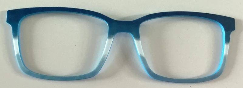 PAIR Kirby Topper; blue and white tie dye
