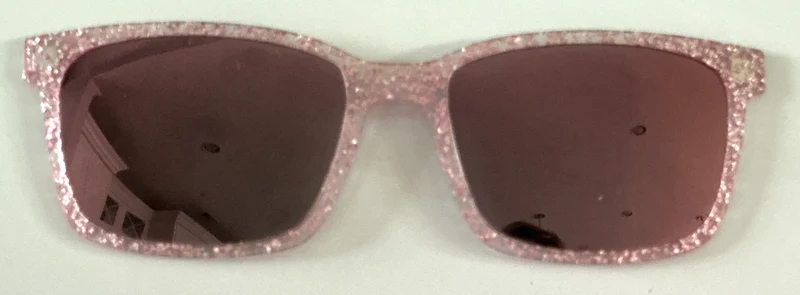 PAIR Kirby Topper; pink sparkle sun top