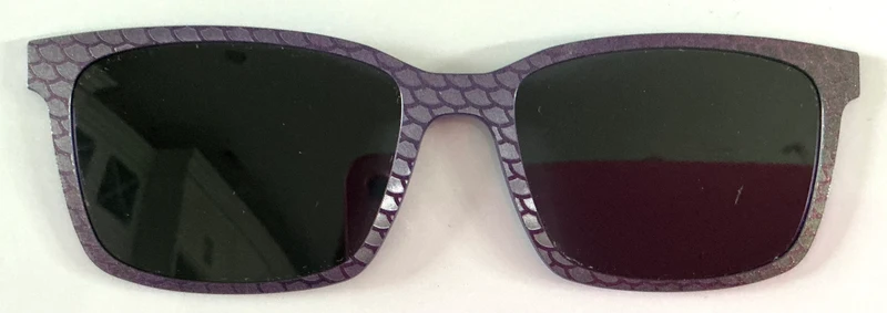 PAIR Kirby Topper; polarized purple scale sun top