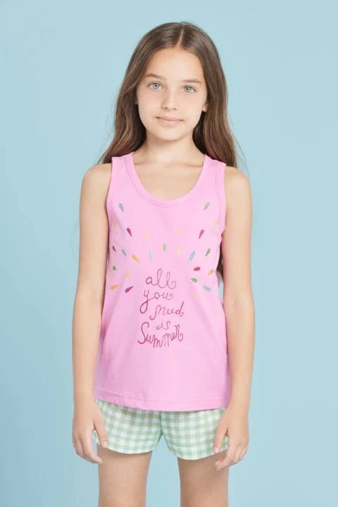 Pigiama bambina "Need is summer" di Noidinotte