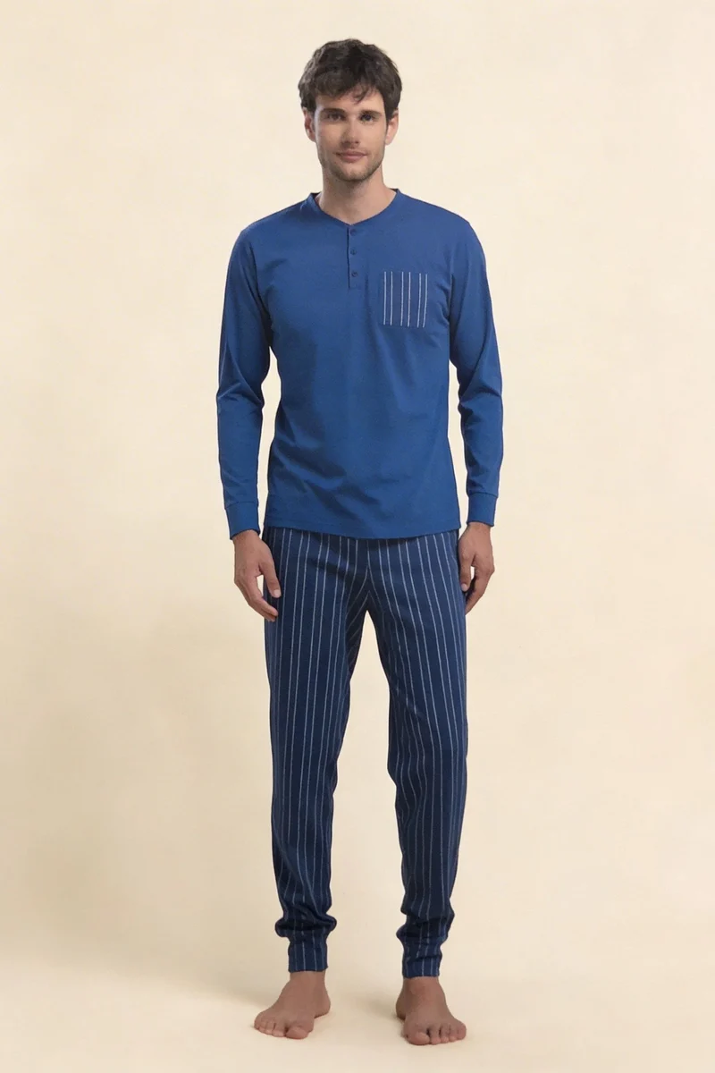 Pigiama Uomo in Cotone Linea Comfort Plus FC2495 - Noidinotte