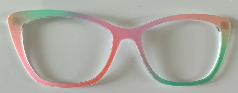 PAIR Wanda Topper; pastel color block gradient