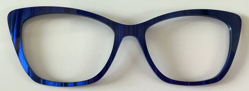 PAIR Premium Wanda Topper; The Blue Moire Stripes