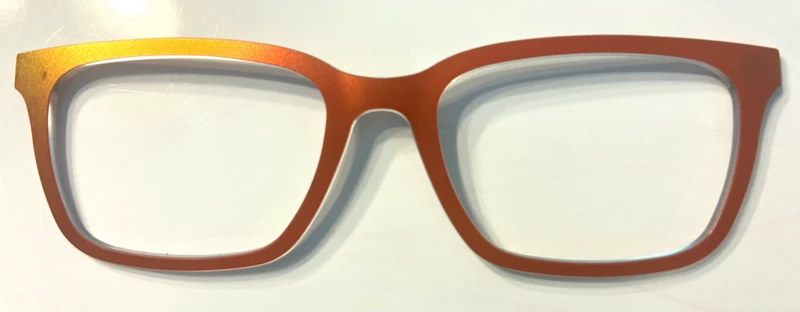 PAIR Larkin Topper; burnt orange shimmer