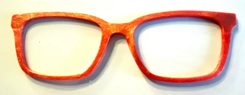 Larkin Topper; bright orange shimmer