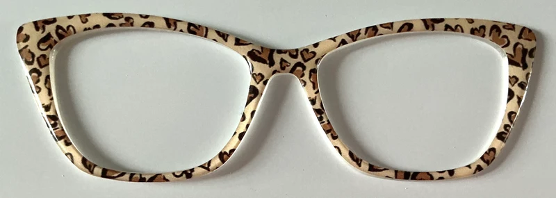 Wanda Topper; animal print/hearts