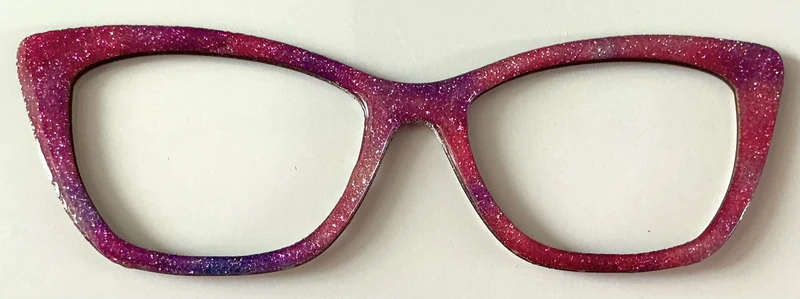 Wanda Topper; purple and pink shimmer