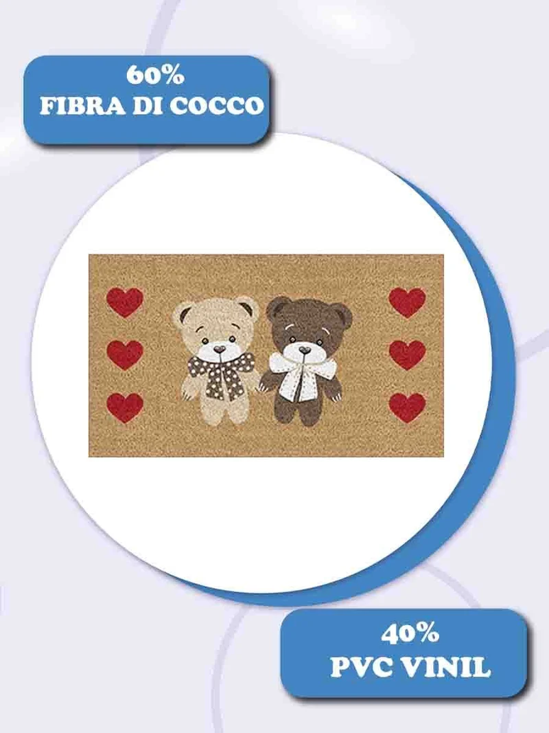 Zerbino in Fibra di Cocco Orsacchiotti- Daunex