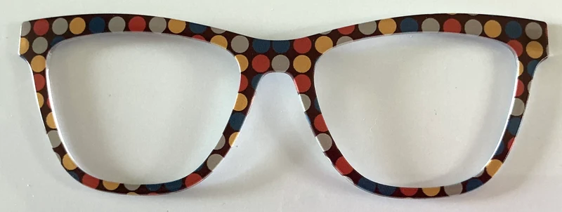 PAIR Harper Topper; dots on brown